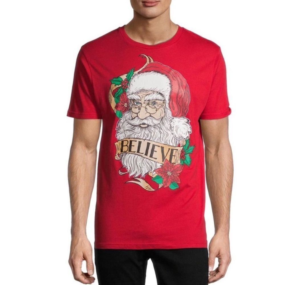 Santa Claus Red Short Sleeve T-shirt